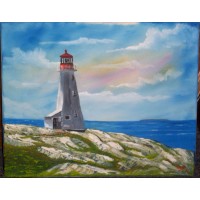 "Peggy's Cove Lighthouse"